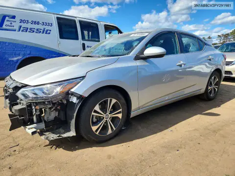2023 Nissan Sentra Sv VIN 3N1AB8CV2PY291981 фото 1