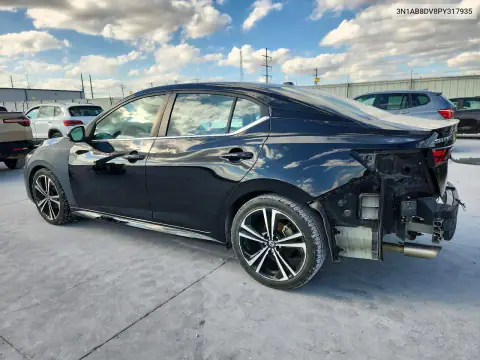 2023 Nissan Sentra Sr VIN 3N1AB8DV8PY317935 фото 2