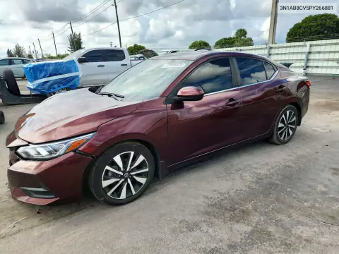2023 Nissan Sentra Sv VIN 3N1AB8CV5PY266881 фото 1