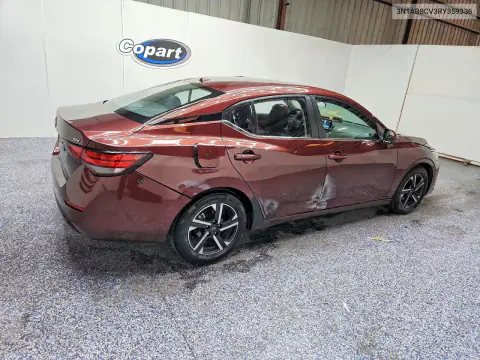2024 Nissan Sentra Sv VIN 3N1AB8CV3RY359336 фото 3