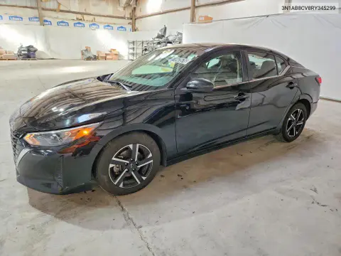 3N1AB8CV8RY345299 — 2024 Nissan Sentra, Передняя часть, фото до ремонта