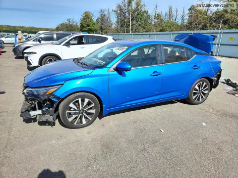 3N1AB8CV8RY254792 — 2024 Nissan Sentra, Передняя часть, фото до ремонта