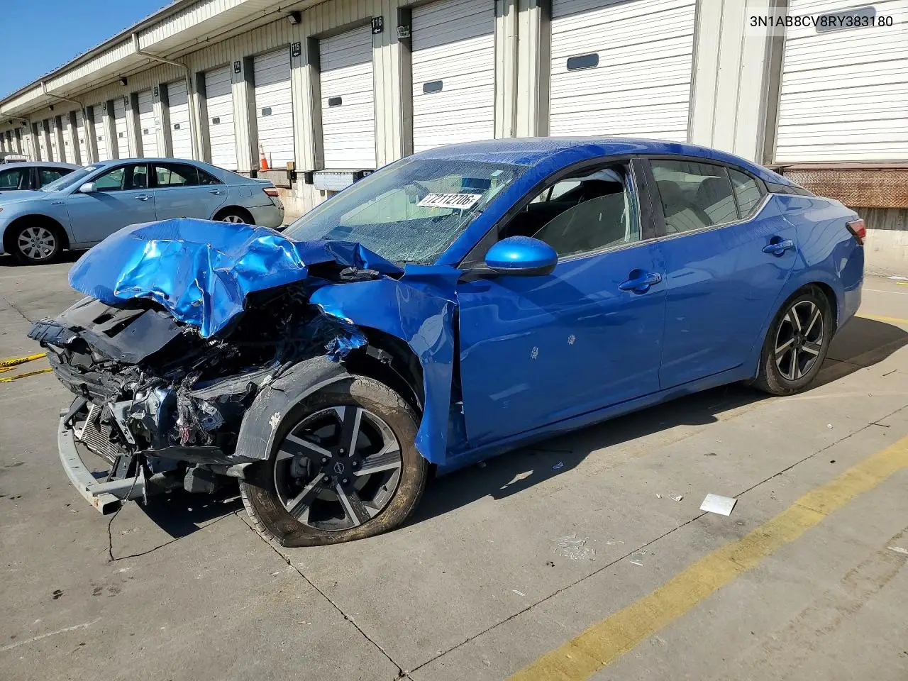 2024 Nissan Sentra Sv VIN 3N1AB8CV8RY383180 фото 1