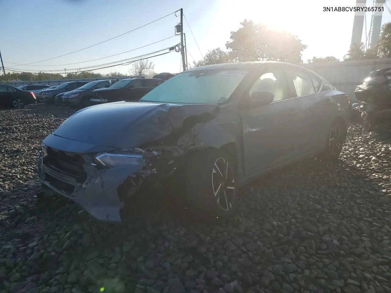 3N1AB8CV5RY265751 Nissan Sentra 2024 — повреждение Передняя часть, фото до ремонта