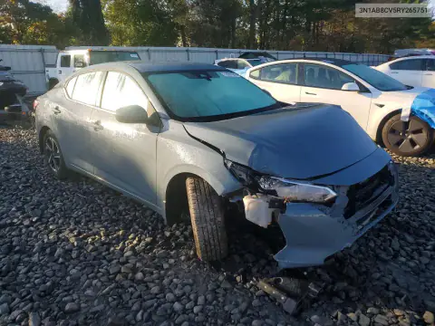3N1AB8CV5RY265751 — 2024 Nissan Sentra, фото 4 с аукциона Copart, Передняя часть