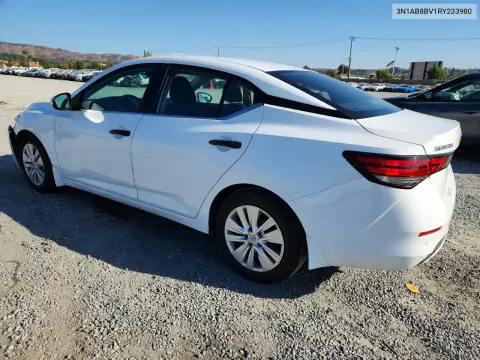 2024 Nissan Sentra S VIN 3N1AB8BV1RY233980 фото 2
