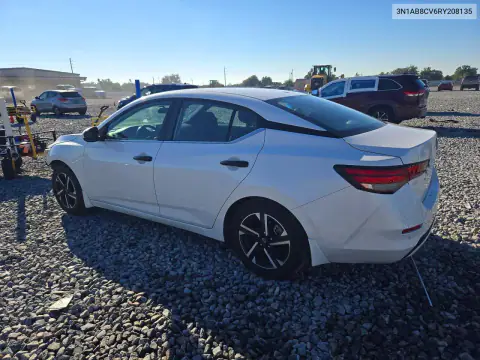 2024 Nissan Sentra Sv VIN 3N1AB8CV6RY208135 фото 2