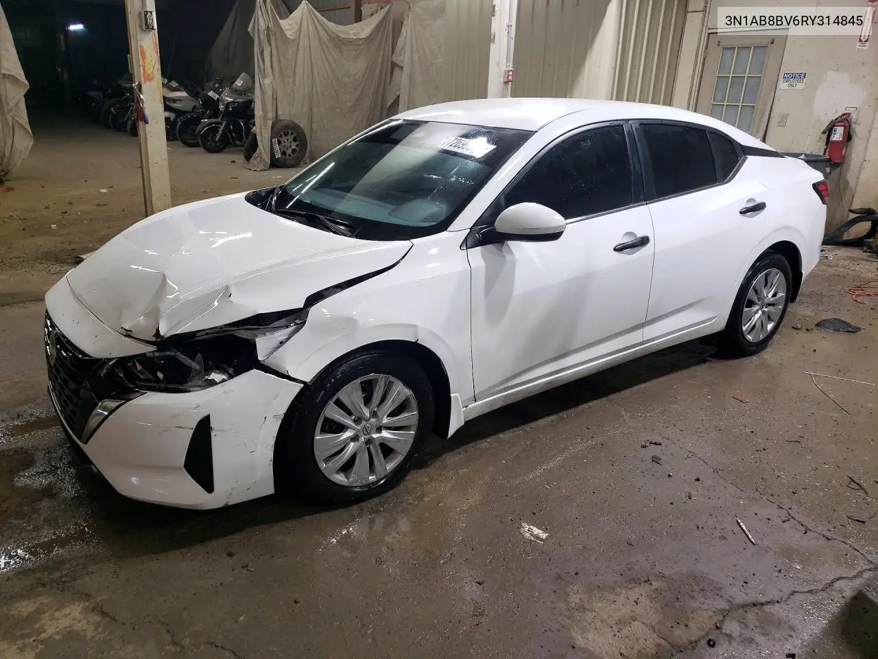 2024 Nissan Sentra S VIN 3N1AB8BV6RY314845 фото 1