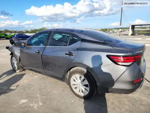 3N1AB8BV7RY362919 — 2024 Nissan Sentra, фото 2 с аукциона Copart, Передняя часть