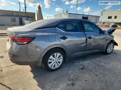 3N1AB8BV7RY362919 — 2024 Nissan Sentra, фото 3 с аукциона Copart, Передняя часть