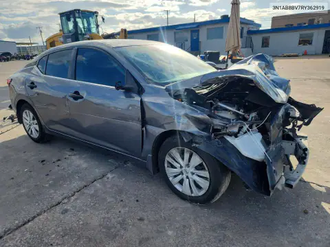 3N1AB8BV7RY362919 — 2024 Nissan Sentra, фото 4 с аукциона Copart, Передняя часть