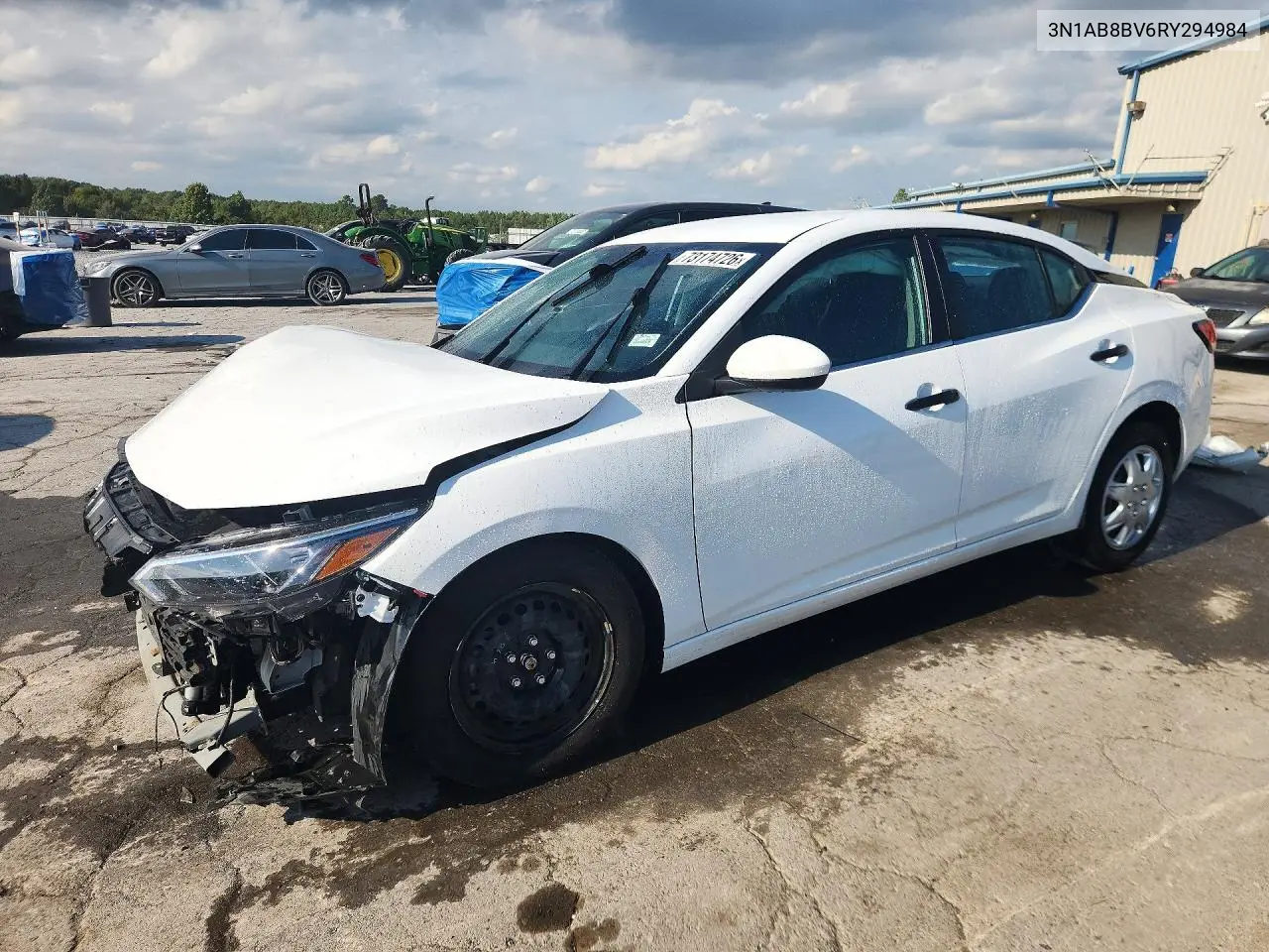 3N1AB8BV6RY294984 Nissan Sentra 2024 — повреждение Передняя часть, фото до ремонта