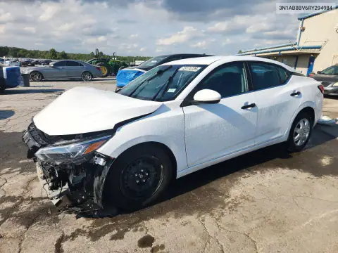 3N1AB8BV6RY294984 — 2024 Nissan Sentra, Передняя часть, фото до ремонта