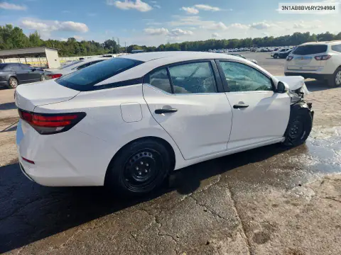 3N1AB8BV6RY294984 — 2024 Nissan Sentra, фото 3 с аукциона Copart, Передняя часть