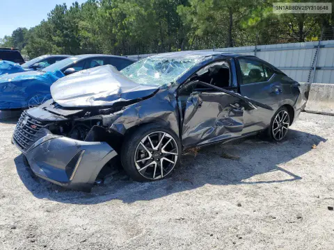 3N1AB8DV2SY310648 — 2025 Nissan Sentra, Повреждения со всех сторон, фото до ремонта