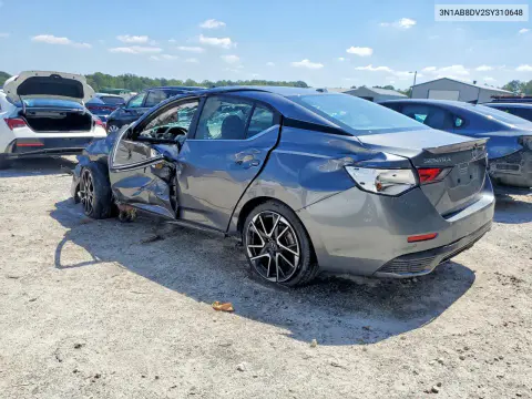 2025 Nissan Sentra Sr VIN 3N1AB8DV2SY310648 фото 2