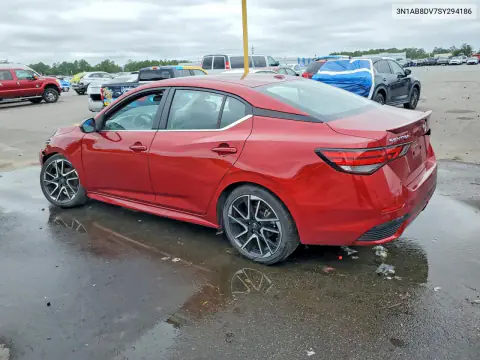 2025 Nissan Sentra Sr VIN 3N1AB8DV7SY294186 фото 2