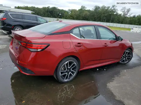 2025 Nissan Sentra Sr VIN 3N1AB8DV7SY294186 фото 3