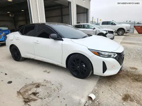2025 Nissan Sentra Sr VIN 3N1AB8DV4SY316483 фото 4