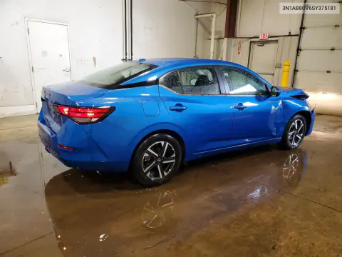 2025 Nissan Sentra Sv VIN 3N1AB8CV6SY375181 фото 3