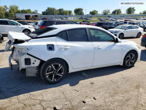 2025 Nissan Sentra Sv VIN 3N1AB8CV1SY226502 фото 3