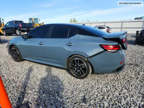 2025 Nissan Sentra Sr VIN 3N1AB8DV5SY408847 фото 2