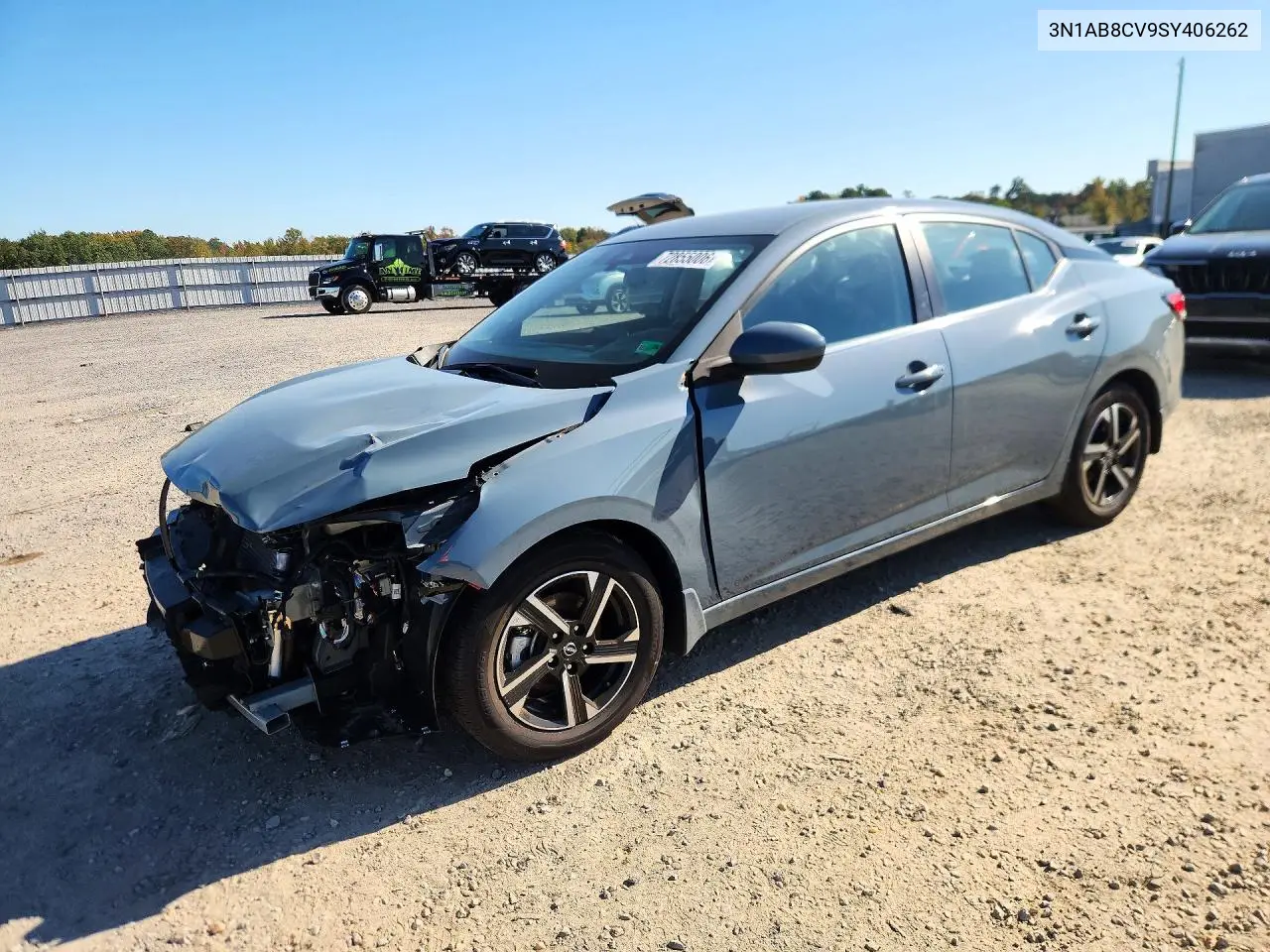3N1AB8CV9SY406262 Nissan Sentra 2025 — повреждение Передняя часть, фото до ремонта