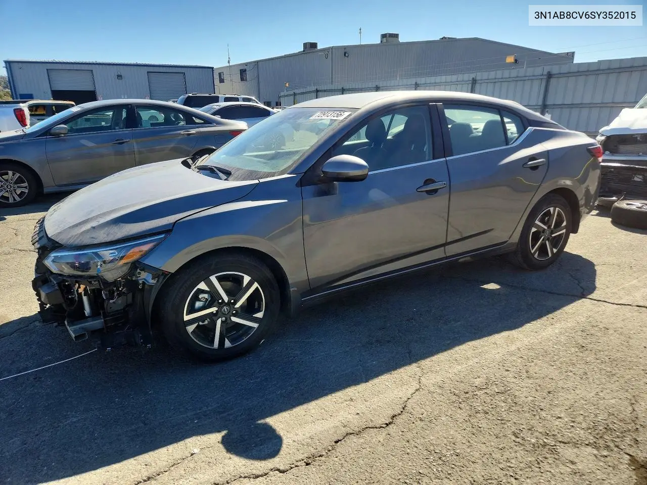2025 Nissan Sentra Sv VIN 3N1AB8CV6SY352015 фото 1