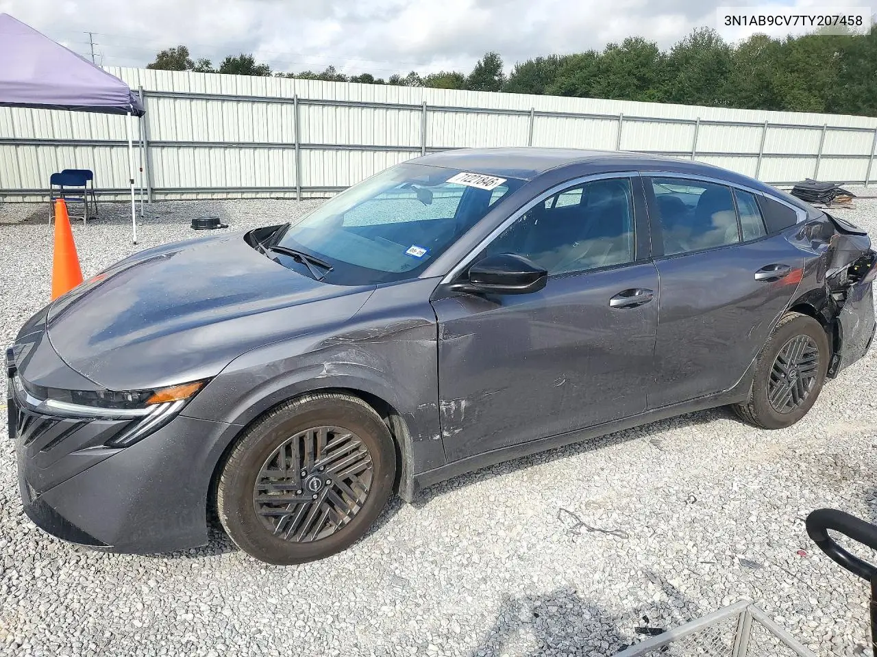 2026 Nissan Sentra Sv VIN 3N1AB9CV7TY207458 фото 1