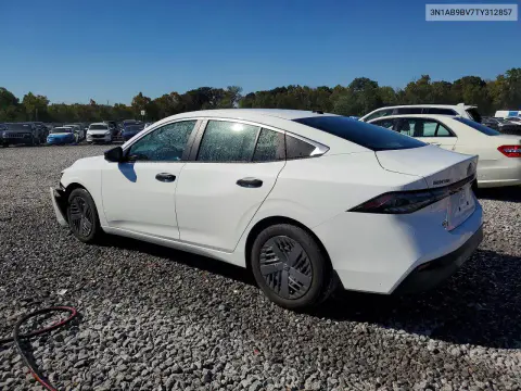 2026 Nissan Sentra S VIN 3N1AB9BV7TY312857 фото 2