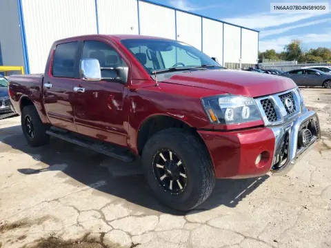 2004 Nissan Titan Xe VIN 1N6AA07B04N589050 фото 4