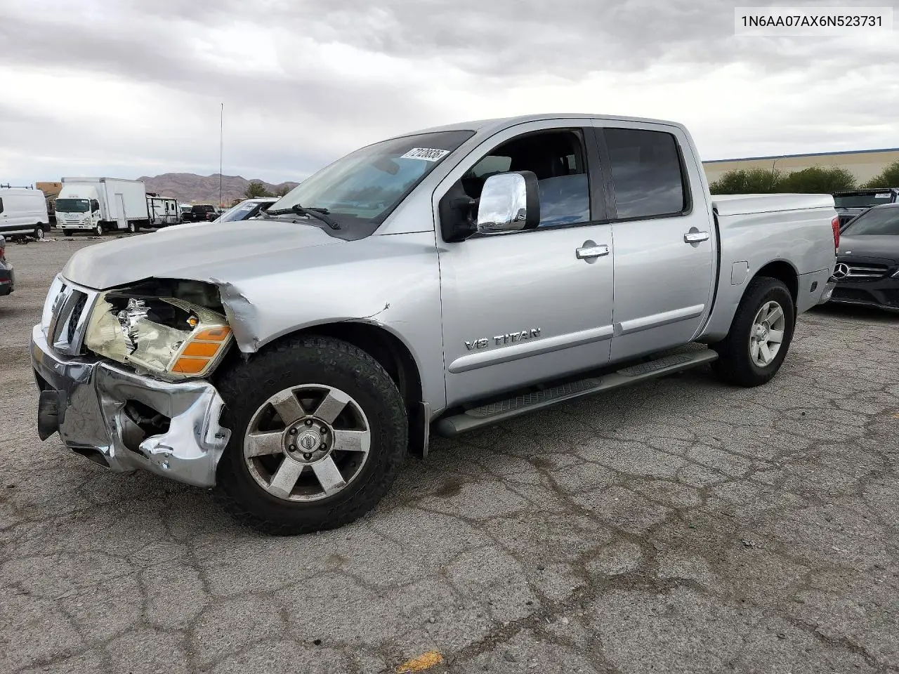 2006 Nissan Titan Xe VIN 1N6AA07AX6N523731 фото 1