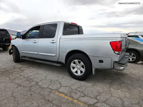 2006 Nissan Titan Xe VIN 1N6AA07AX6N523731 фото 2