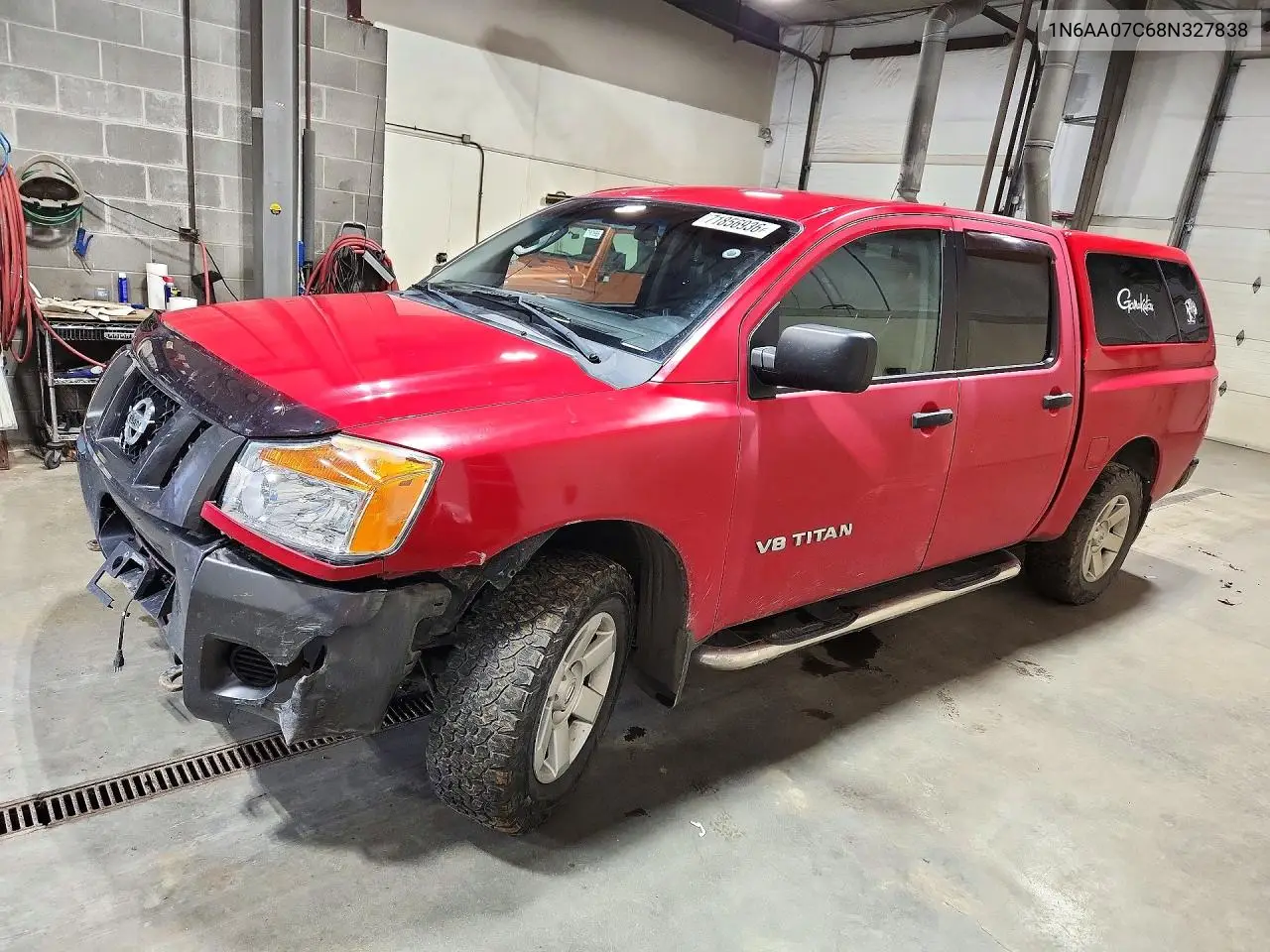 2008 Nissan Titan Xe VIN 1N6AA07C68N327838 фото 1