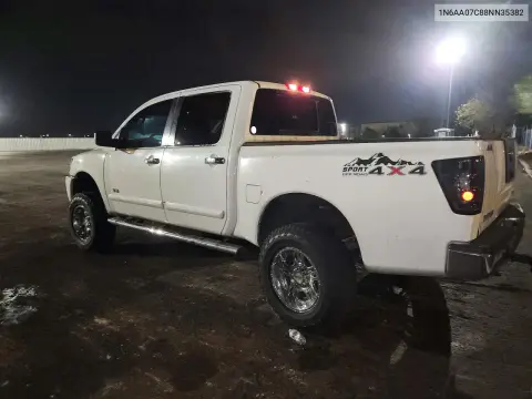 2008 Nissan Titan Xe VIN 1N6AA07C88NN35382 фото 2