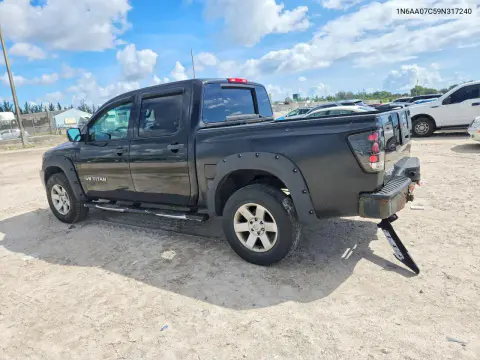 2009 Nissan Titan Xe VIN 1N6AA07C59N317240 фото 2