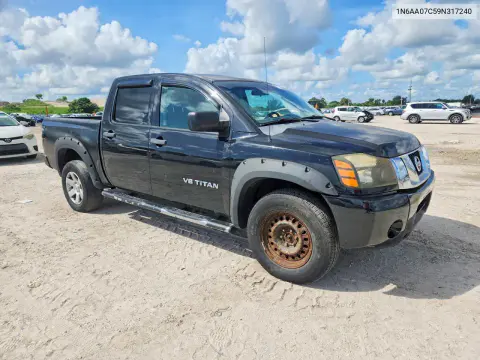 2009 Nissan Titan Xe VIN 1N6AA07C59N317240 фото 4