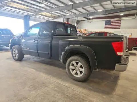 2011 Nissan Titan Sv VIN 1N6BA0CC3BN316507 фото 2