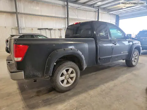 2011 Nissan Titan Sv VIN 1N6BA0CC3BN316507 фото 3