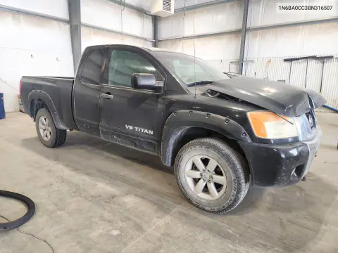 2011 Nissan Titan Sv VIN 1N6BA0CC3BN316507 фото 4