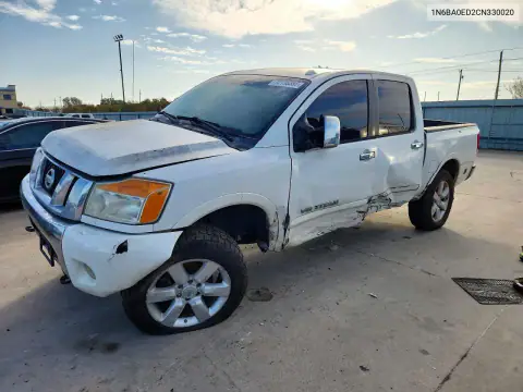 1N6BA0ED2CN330020 — 2012 Nissan Titan, Сторона, фото до ремонта