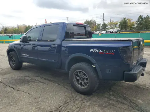 2012 Nissan Titan Sv VIN 1N6AA0EC4CN309320 фото 2