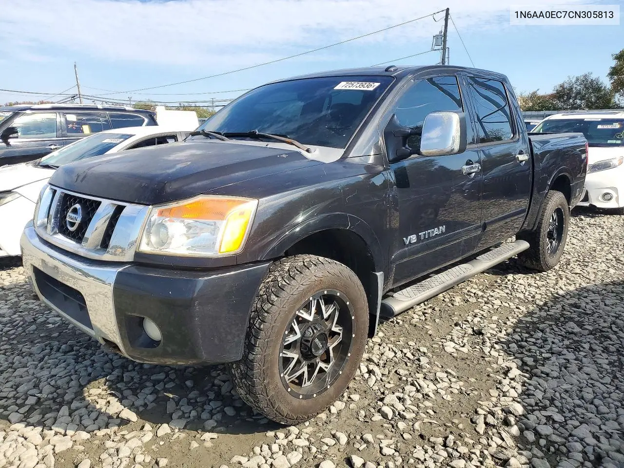 2012 Nissan Titan Sv/Platinum/Pro-4X/Platinum Reserve VIN 1N6AA0EC7CN305813 фото 1