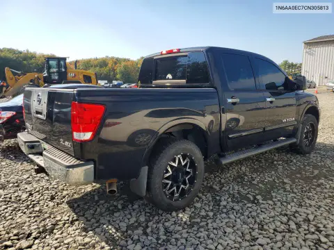 2012 Nissan Titan Sv/Platinum/Pro-4X/Platinum Reserve VIN 1N6AA0EC7CN305813 фото 3