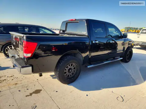 2013 Nissan Titan Sv VIN 1N6BA0ED5DN309311 фото 3