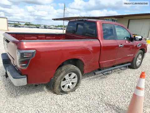 2017 Nissan Titan S VIN 1N6AA1CJ8HN560548 фото 3