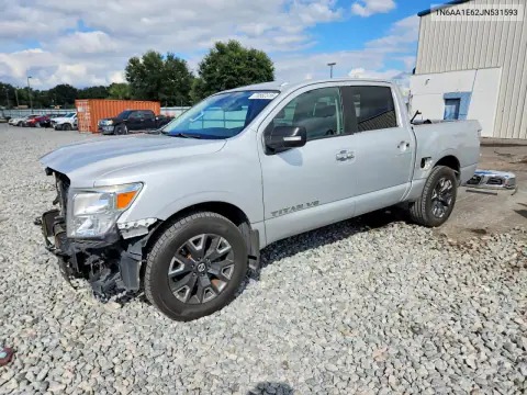 2018 Nissan Titan Sv VIN 1N6AA1E62JN531593 фото 1