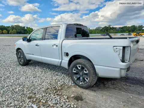 2018 Nissan Titan Sv VIN 1N6AA1E62JN531593 фото 2