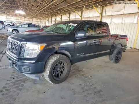 1N6AA1EK0JN532965 — 2018 Nissan Titan, Передняя часть, фото до ремонта