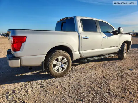 2018 Nissan Titan Sv VIN 1N6AA1E54JN507805 фото 3